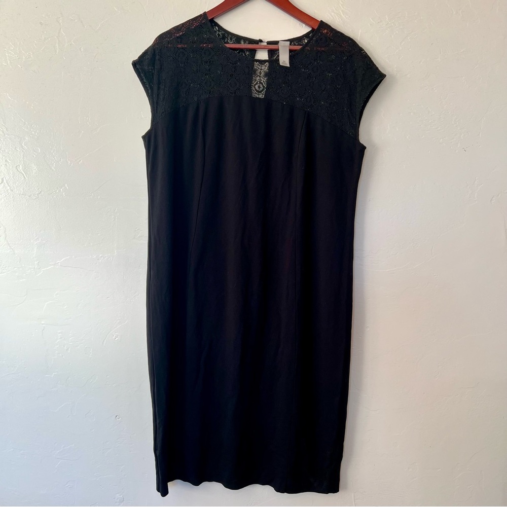 Women’s 2X Black Dress- Pure Energy lace soft
